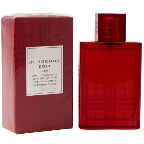 red burberry brit eau de parfum spray 30 ml|burberry brit discontinued.